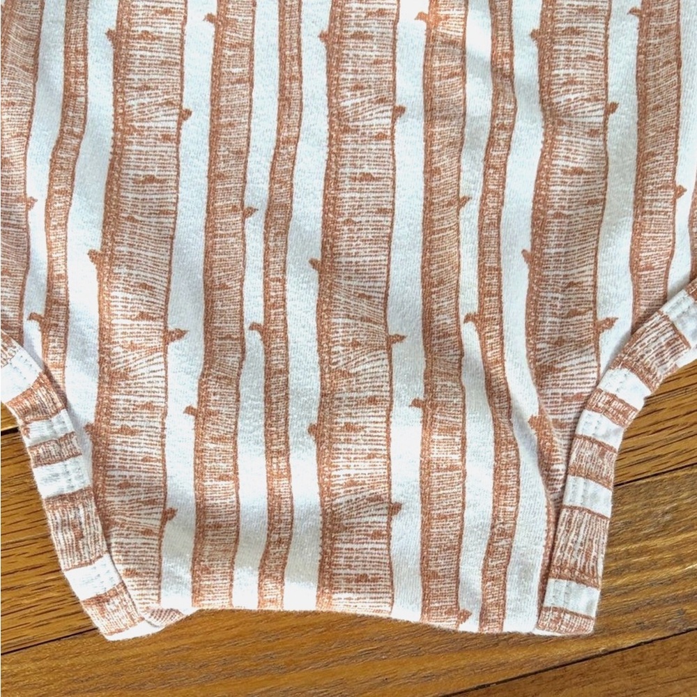 Kate Quinn Organic Cotton Woodland Tree Bodysuit Set 6-12M Twins Matching Lot - Picture 11 of 13